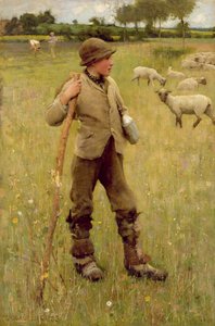 El Pastor, 1883 de George Clausen